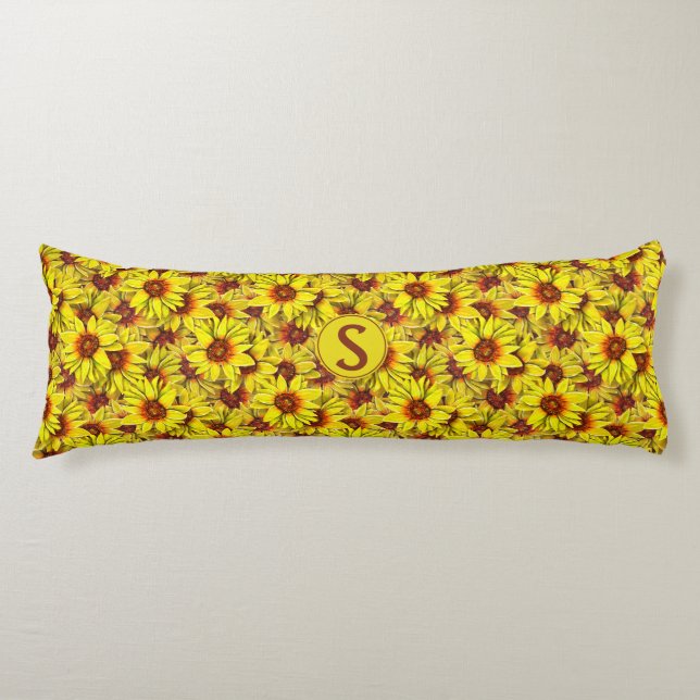 Almohada corporal de girasol (Anverso)
