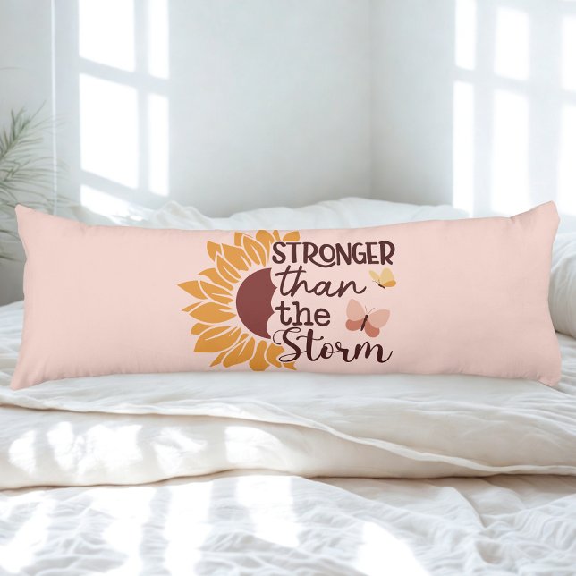 Almohada corporal de girasol motivacional (Subido por el creador)