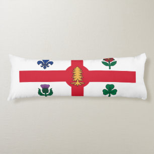 Almohada corporal de la bandera de Montreal, Quebe