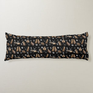 Almohada corporal de la fiesta del perro de la pra