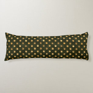 Almohada corporal de manzanas doradas
