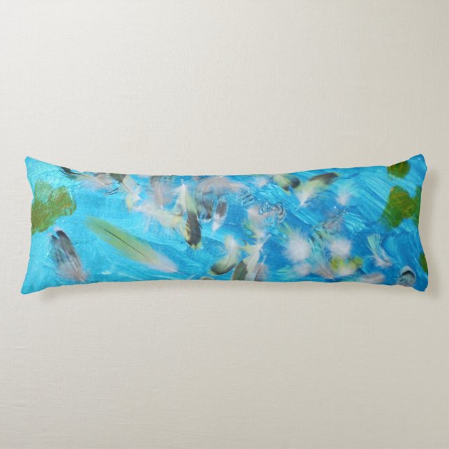 Almohada corporal de pájaros del océano (Anverso)