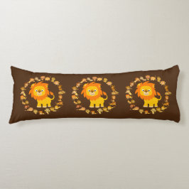 Almohada corporal de Personalizado lindo León Mand