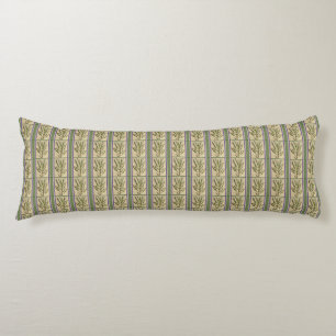 Almohada corporal de rayas de Kalanchoes sobre fon