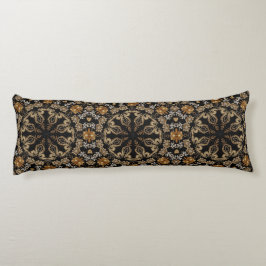 Almohada corporal decorativa dorada