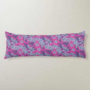 Almohada corporal floral rosa audaz