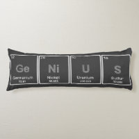 almohada corporal GeNiUS de tabla periódica