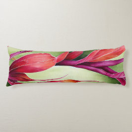 Almohada corporal grande de planta hawaiana