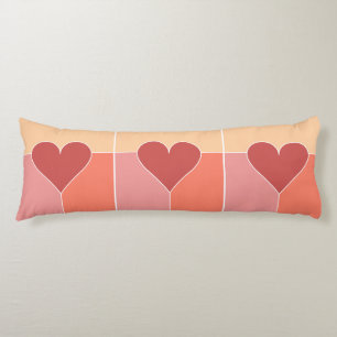 Almohada corporal Heart Pattern