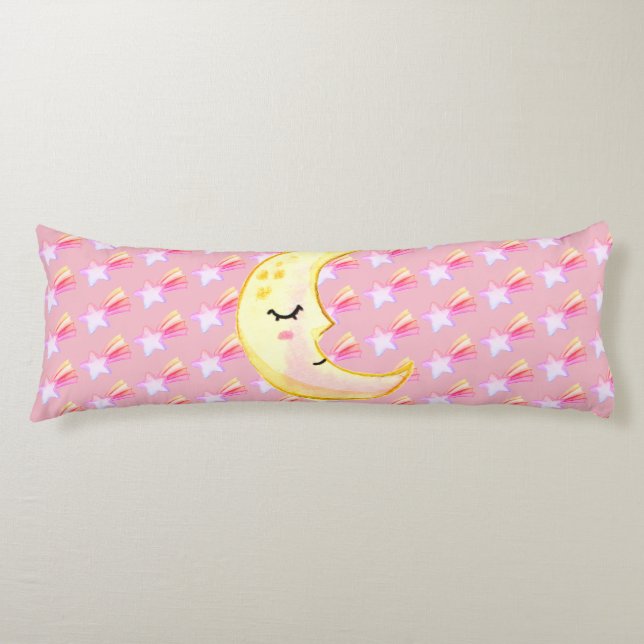 Almohada corporal Luna durmiente, Estrellas fugace (Anverso)