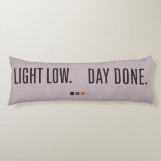 Almohada corporal moderna Light Low Day Done