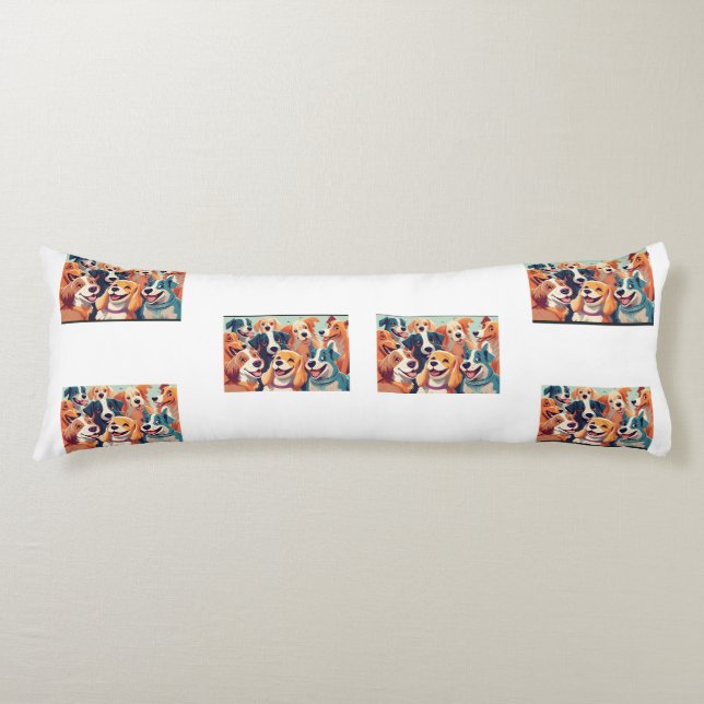 Almohada Corporal Murugi Luxe ( 20" x 54") (Anverso)