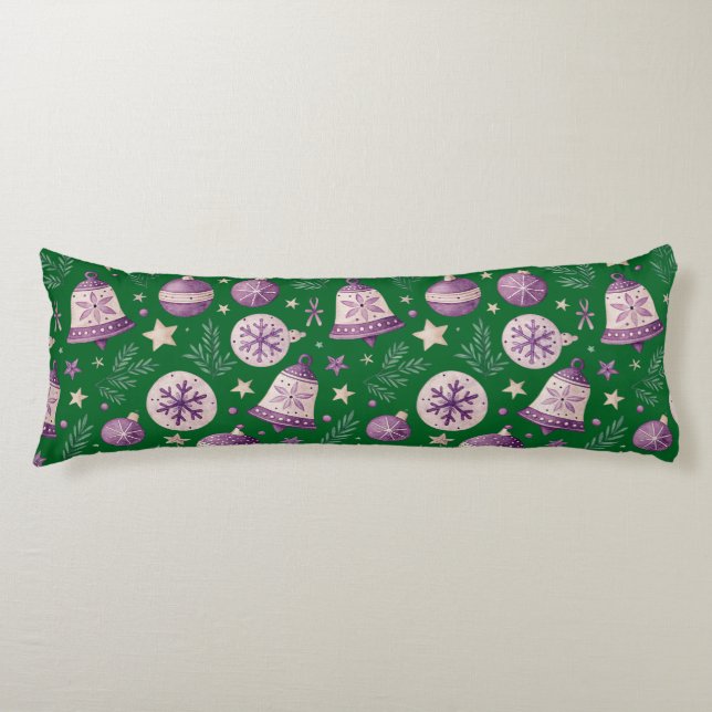Almohada corporal navideña festiva con campanas mo (Anverso)