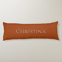 Almohada corporal nombre personalizado falso mader