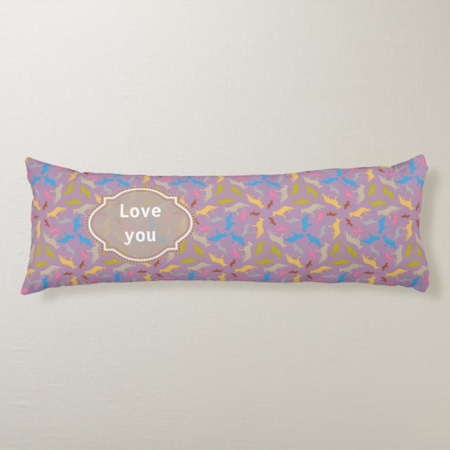 Almohada corporal Pastor Alemán (Anverso)