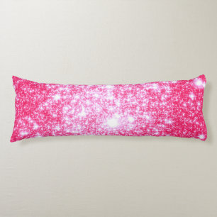 Almohada corporal rosa brillante