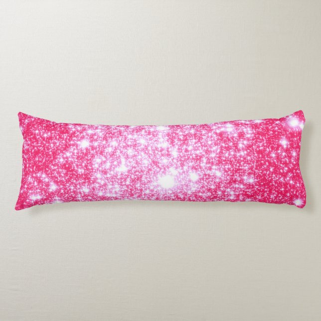 Almohada corporal rosa brillante (Anverso)