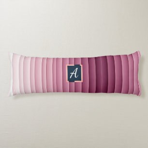 Almohada corporal vertical con gradiente rosa y mo