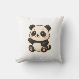almohada corta de kawaii panda
