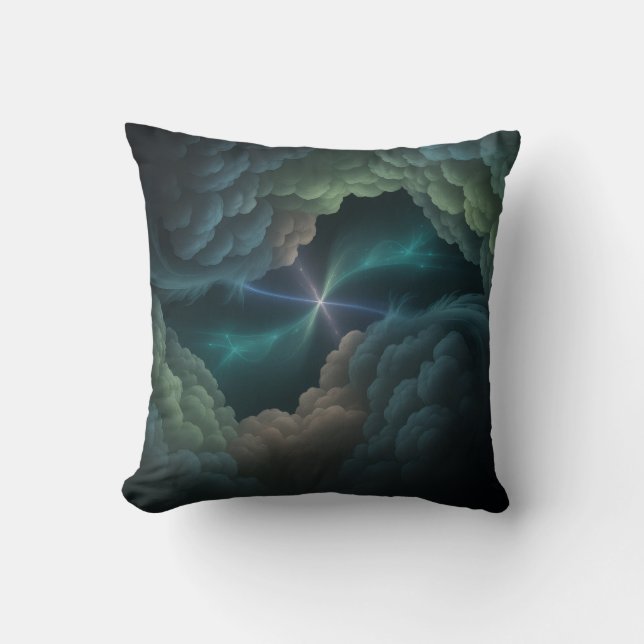 Almohada cósmica abstracta (Anverso)