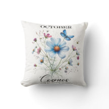 Almohada cósmica de comodidad • Flor de nacimiento