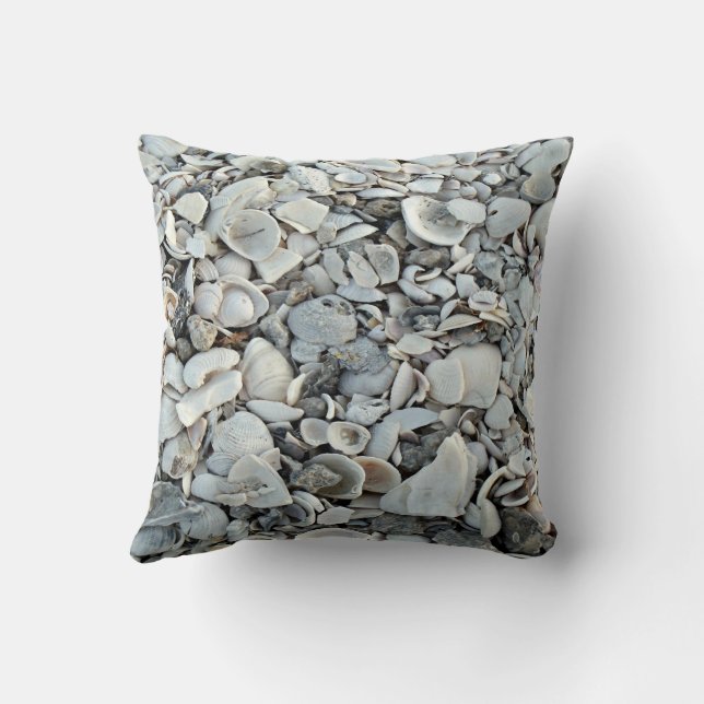 Almohada Costera de Conchas de Orilla (Reverso )