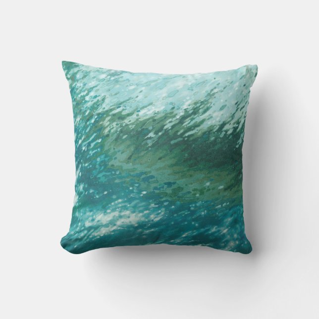 Almohada costera de la playa de la resaca de la (Anverso)