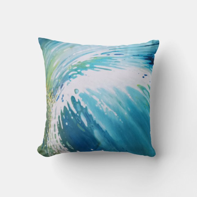 Almohada costera del extracto de la playa de la (Anverso)