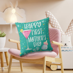 Almohada Cozy Cute Feliz Primer Día de la Madre