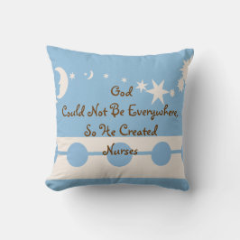 Almohada cristiana de la siesta de la enfermera