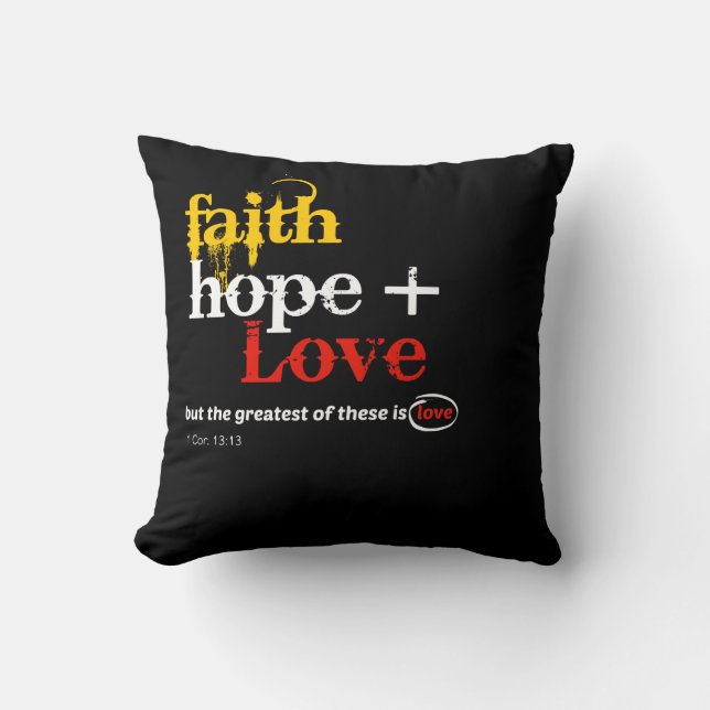 Almohada cristiana del arte (Anverso)