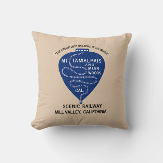 Almohada Crookedest Railroad Monte Tamalpais