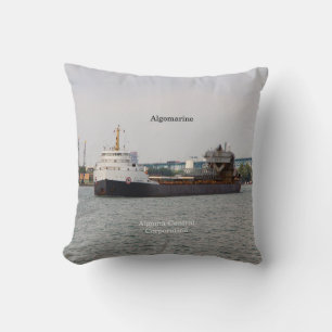almohada cuadrada algomarina