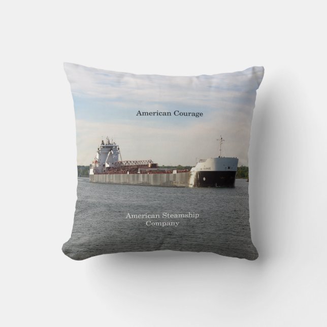 almohada cuadrada American Courage (Anverso)