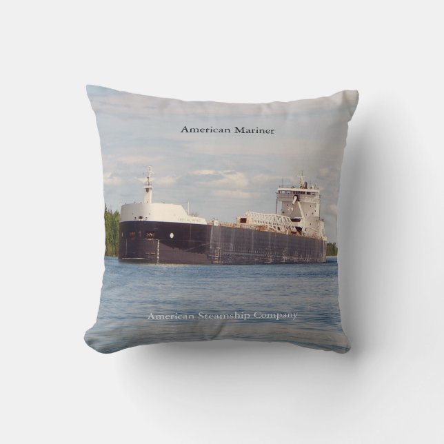 almohada cuadrada American Mariner (Anverso)