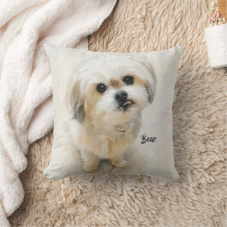 Almohada cuadrada blanca de Malshi