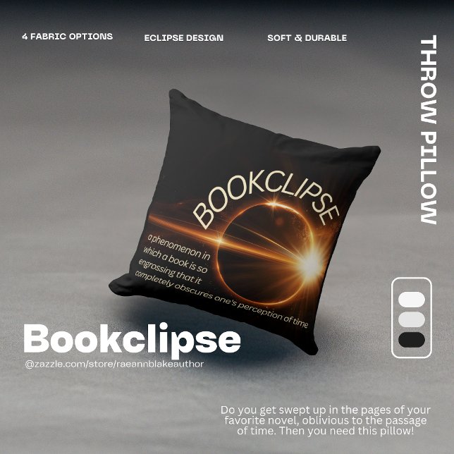 Almohada cuadrada Bookclipse (Subido por el creador)