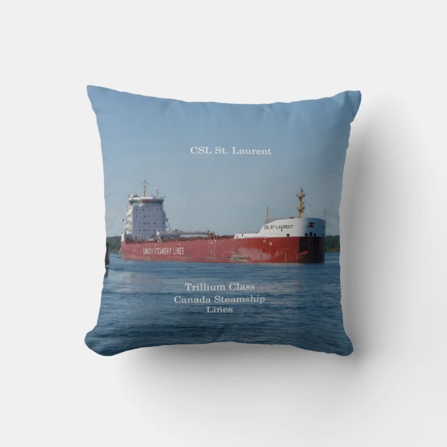 almohada cuadrada CSL St. Laurent (Anverso)