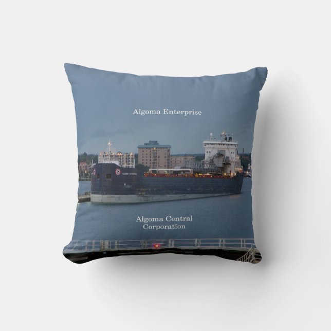 almohada cuadrada de Algoma Enterprise (Anverso)