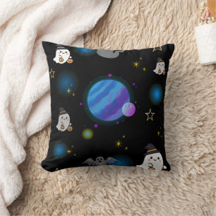 Almohada cuadrada de Halloween espeluznante y gala