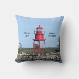 almohada cuadrada de la luz de Alpena