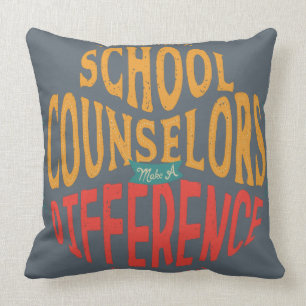 Almohada cuadrada de los consejeros de la escuela