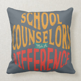 Almohada cuadrada de los consejeros de la escuela