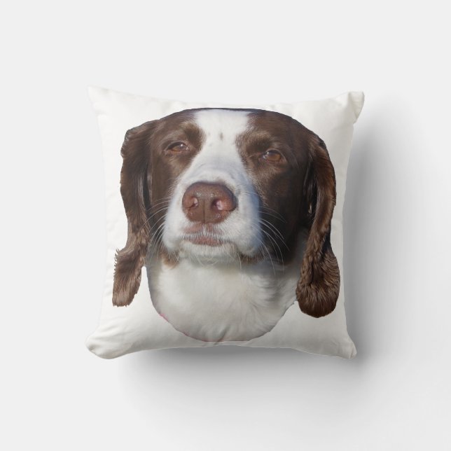 almohada cuadrada de perro (Anverso)