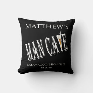 Almohada Cuadrada de Pub para Cueva de Hombre