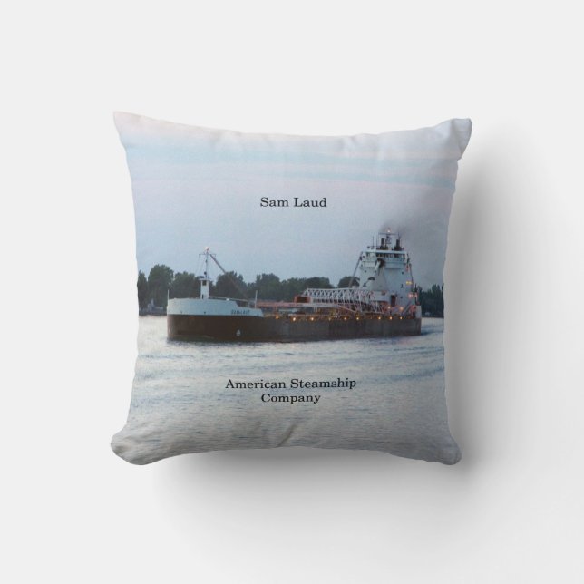 almohada cuadrada de Sam Laud (Anverso)