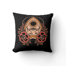 Almohada Cuadrada de Tatuaje de Plancheta de Escue