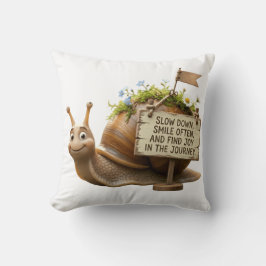Almohada Cuadrada de Tirar con Frase Motivadora de
