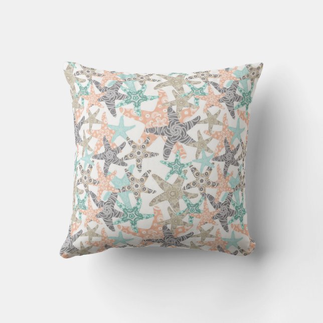 Almohada Cuadrada de Tirar con Patrón Perfecto de  (Reverso)