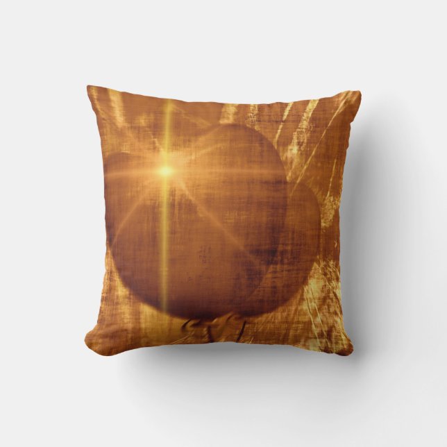 Almohada Cuadrada de Tirar Rayos de Amor (Anverso)